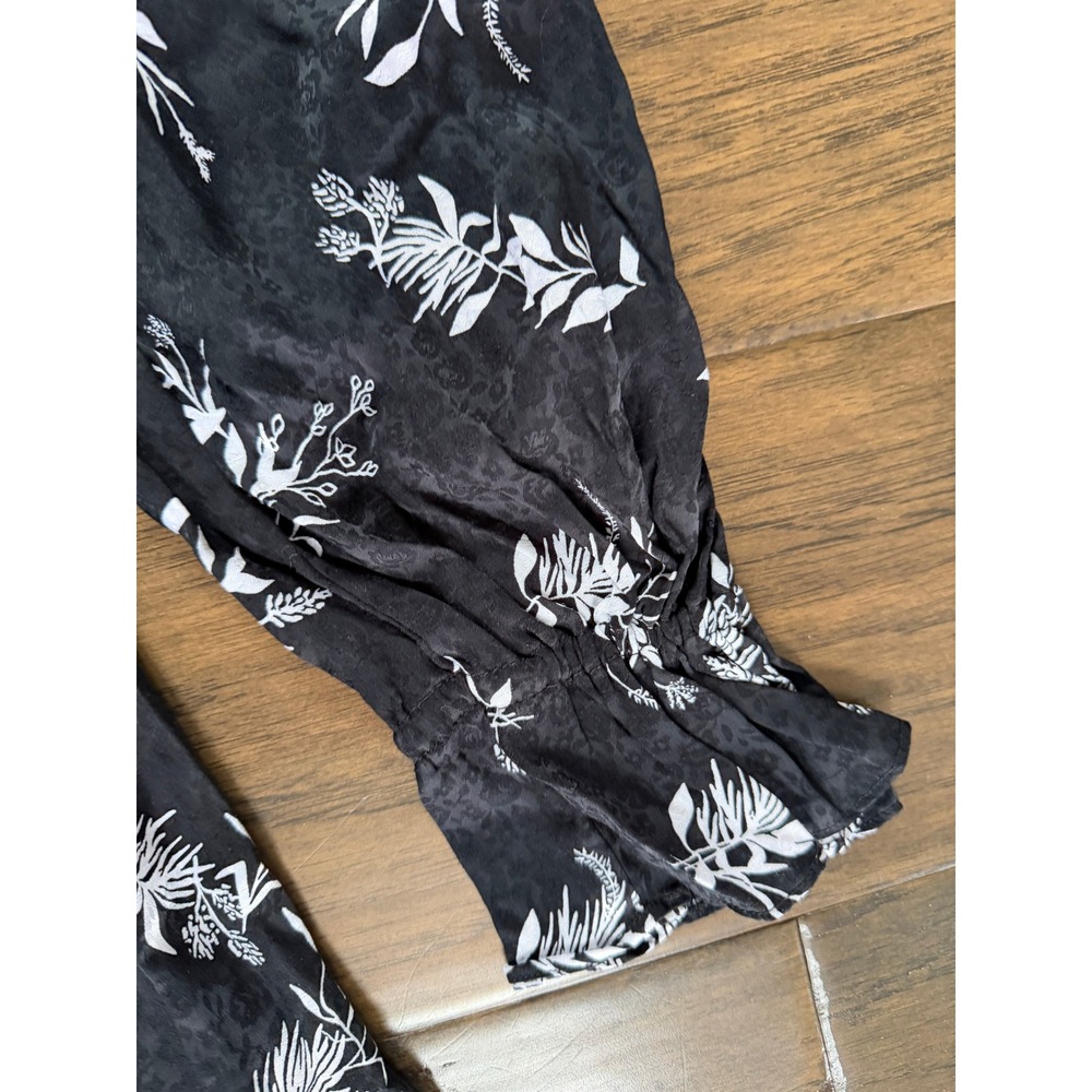 NWT Good Hart Boho Floral Ruffle Mini Dress Small - Picture 3 of 6